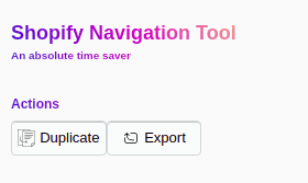 Menu UI